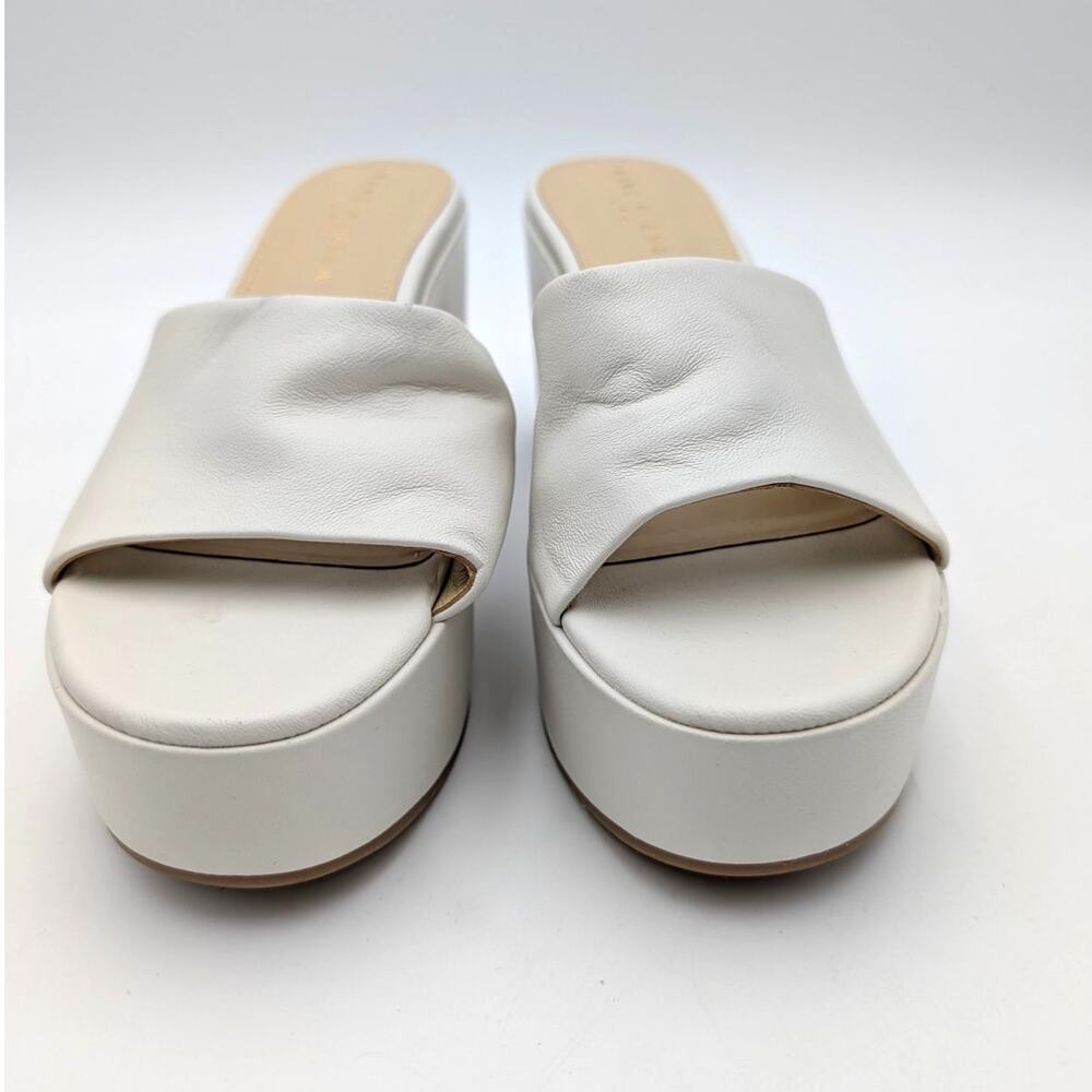 Marc Fisher LTD Forina Slide Heel Sandal Women's Chic Cream Size US8.5M EU39 - Picture 2 of 9